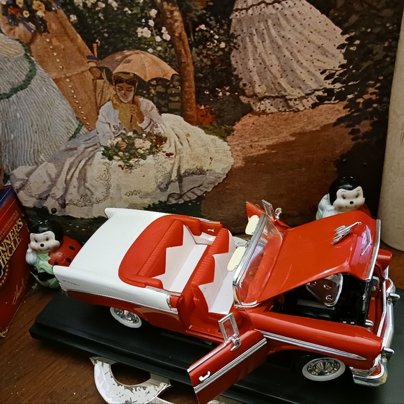 🚘1956 Chevrolet Vintage "Road Signature" Scale 1:18,Road Signature,Nice Gift.🎁 - Picture 7 of 14